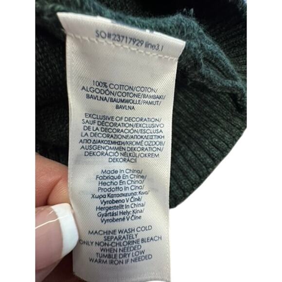 "CHAPS" Mens Long Sleeve Sweater SZ XL Elbow Patches 100% Cotton Grandpa Core - Picture 8 of 13